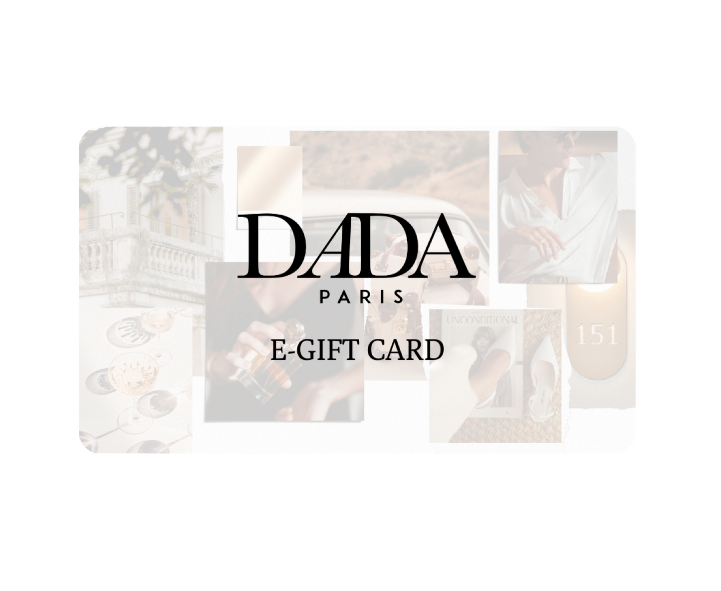 Tarjeta regalo electrónica Dada Paris